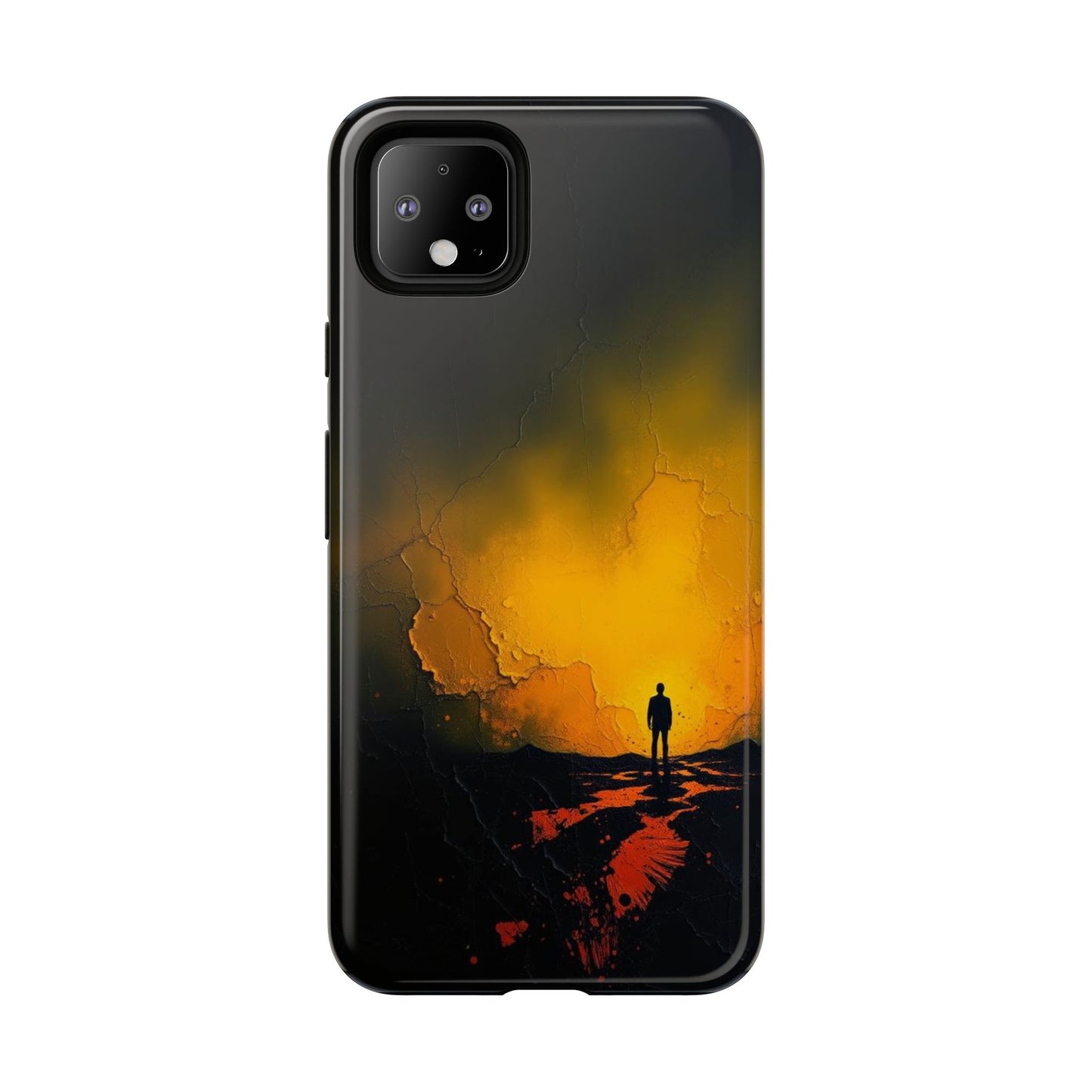 Acrylic Mysterious Figure Phone Case