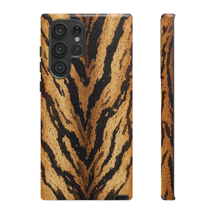 Amber Tiger Print Phone Case