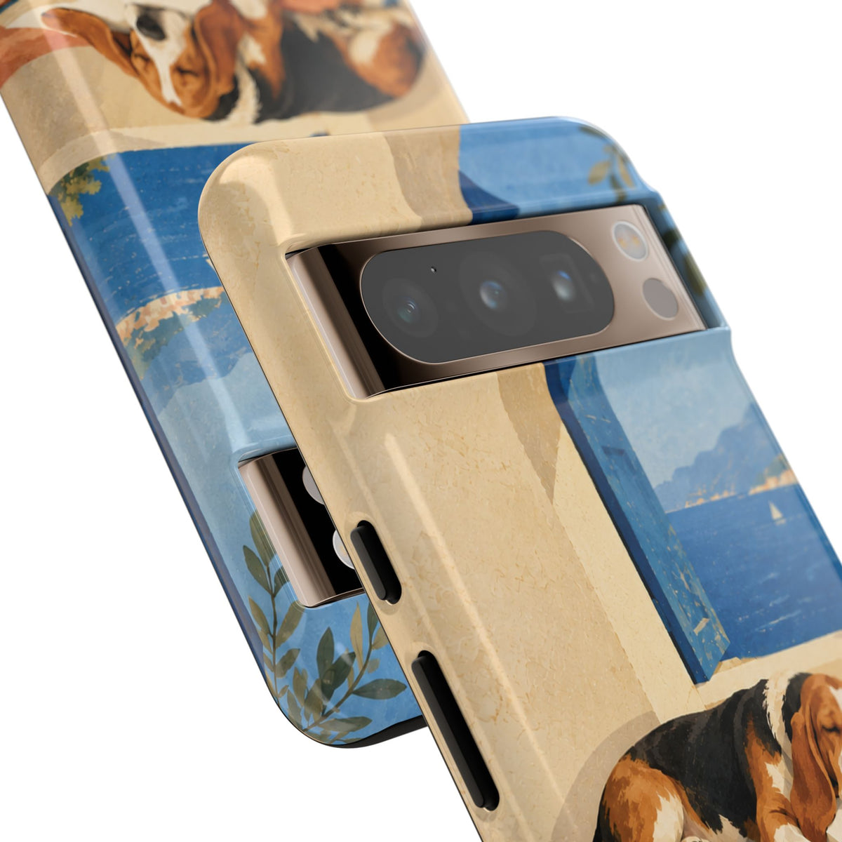 Basset Hound Unfinished Chapter Phone Case - Multicolor Phone Case
