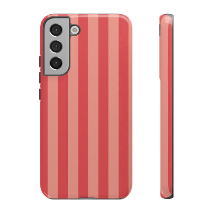 Light Pink Stripe Pattern Phone Case - Pink Phone Case - Samsung Galaxy S22 Plus / Glossy