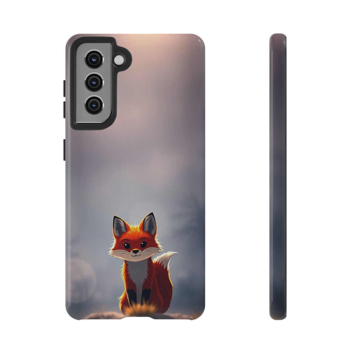 Cute Gothic Fox Design Phone Case - Multicolor Phone Case - Samsung Galaxy S21 / Glossy