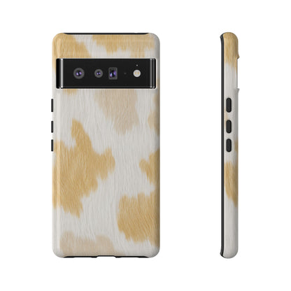 Golden Honey Cow Print Phone Case
