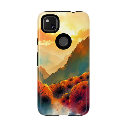 Ideallic Watercolour Sunset Design Phone Case
