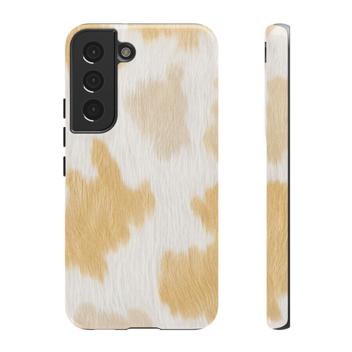Golden Honey Cow Print Phone Case
