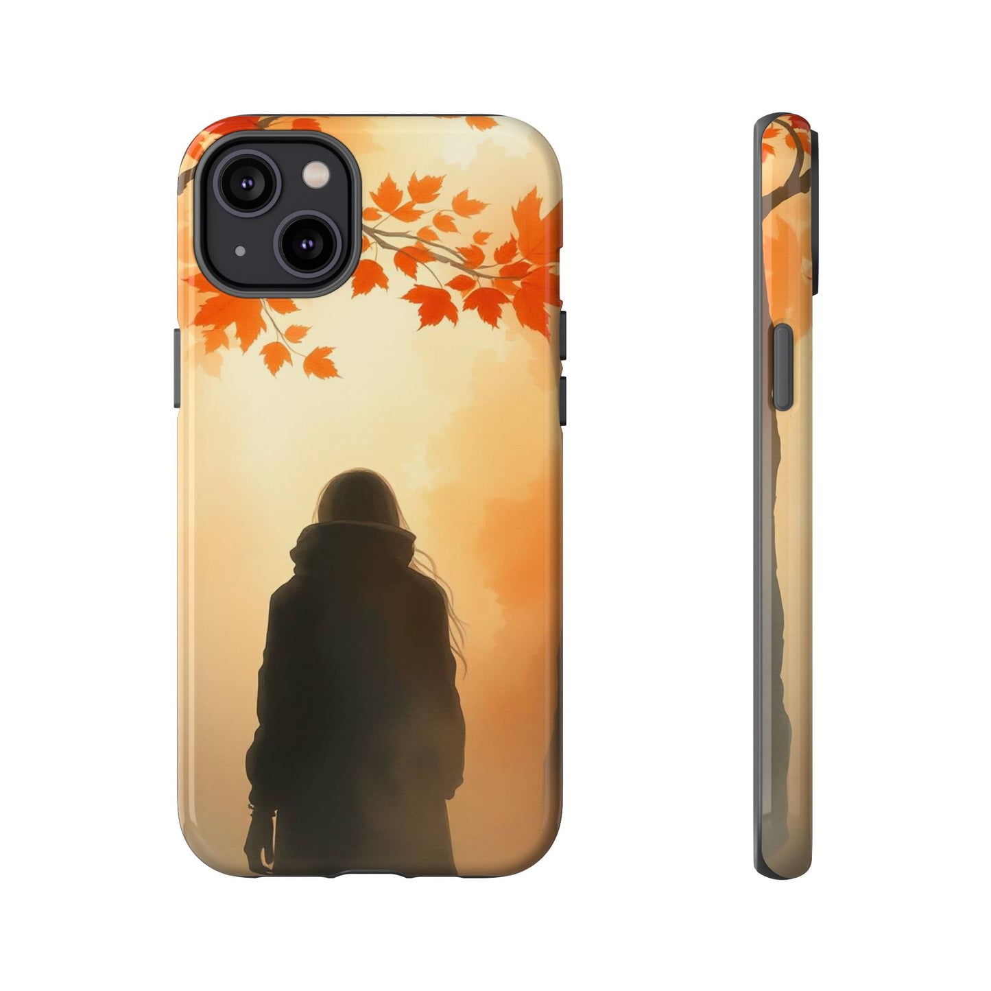 iPhone 14 Plus / Glossy Phone Case - Watercolour Mysterious Woman Phone Case