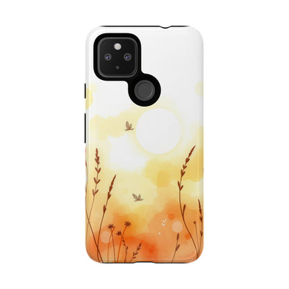 Boho Chic Watercolour Wildflower Pattern Phone Case