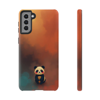 Samsung Galaxy S21 Plus / Glossy Phone Case - Cute Colourful Panda Design Phone Case