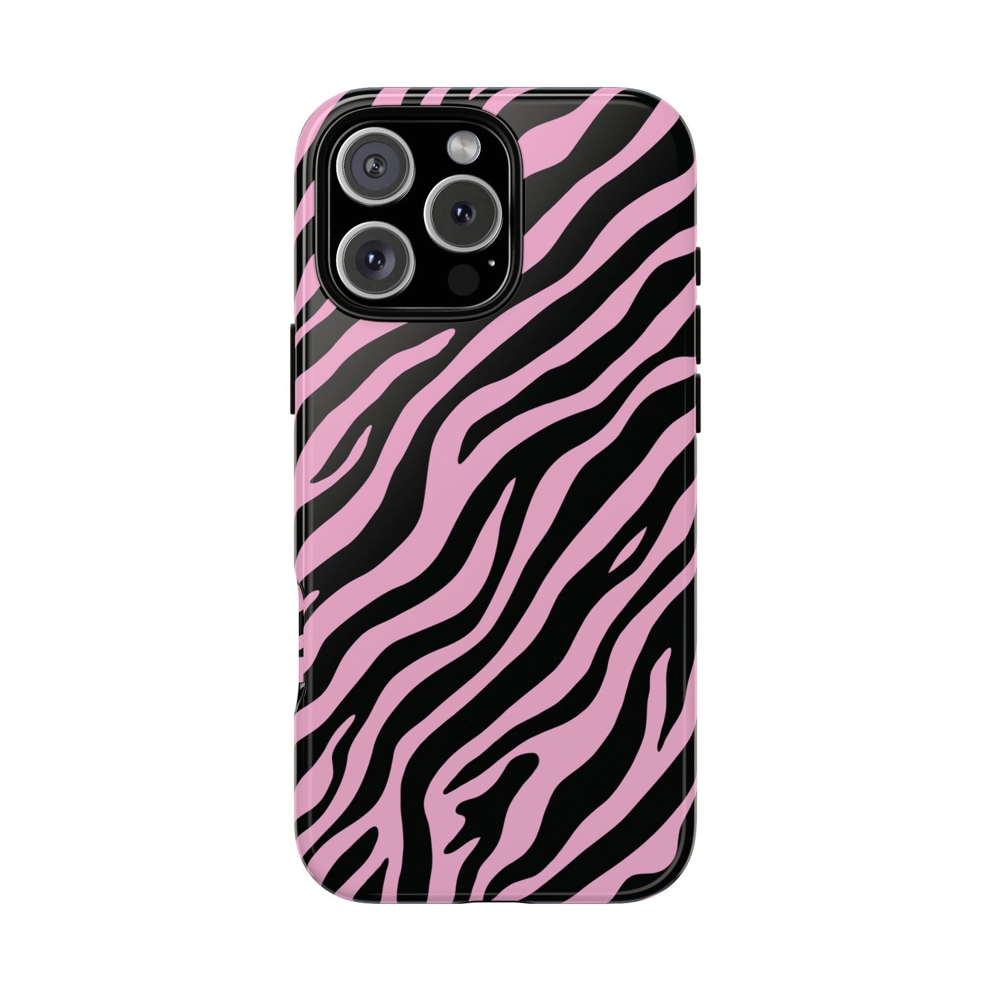 Stylish Blush Zebra Print Phone Case