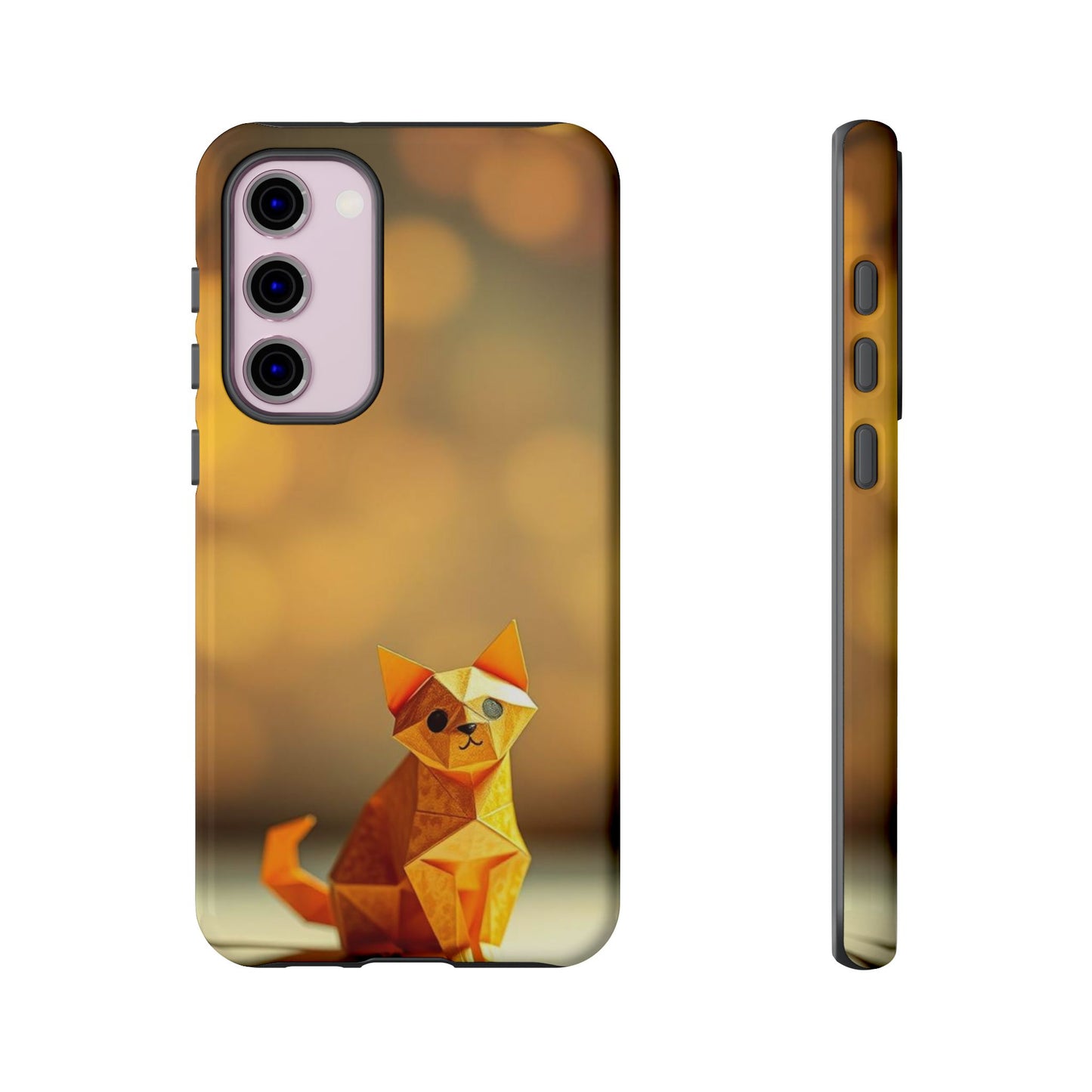 Origami Cat Design Phone Case
