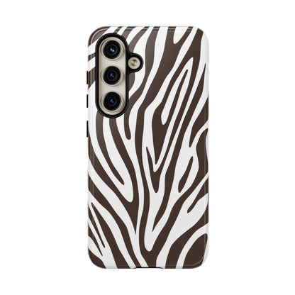 Graphic Brown Tiger Print Phone Case