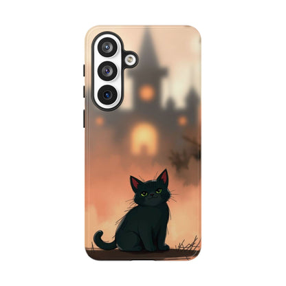 Cute Gothic Cat Design Phone Case - Multicolor Phone Case - Samsung Galaxy S26 Plus / Glossy