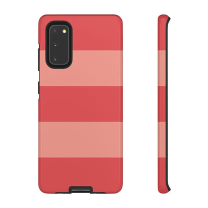 Pink Horizontal Stripe Pattern Phone Case - Pink Phone Case - Samsung Galaxy S20 / Glossy