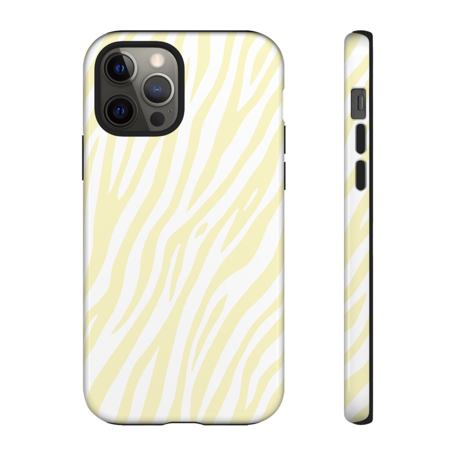 Buttercream Tiger Print Phone Case