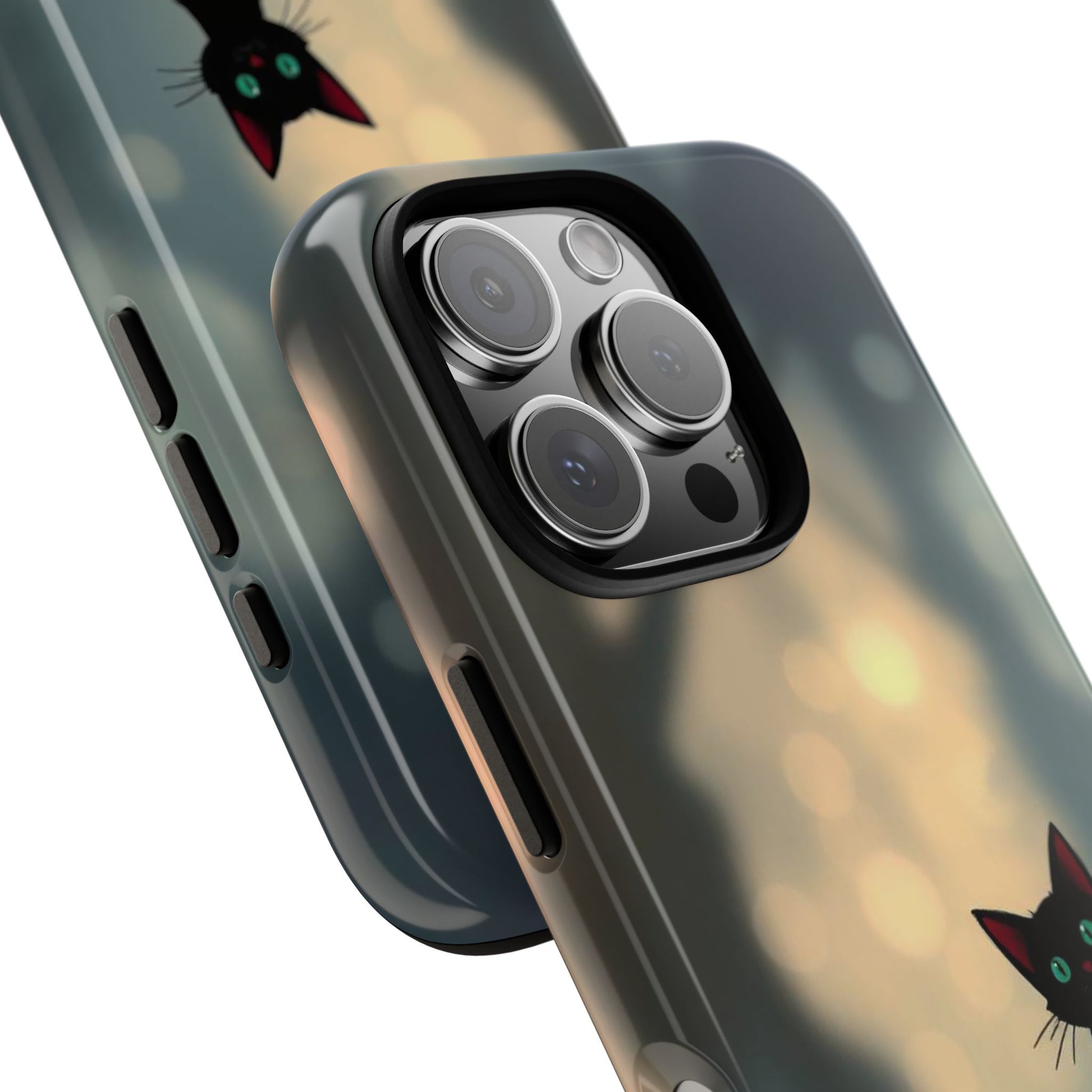 Phone Case - Gothic Cat Design Phone Case