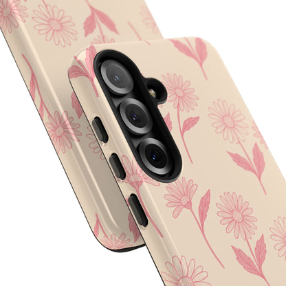 Pretty Pink Daisy Pattern Phone Case