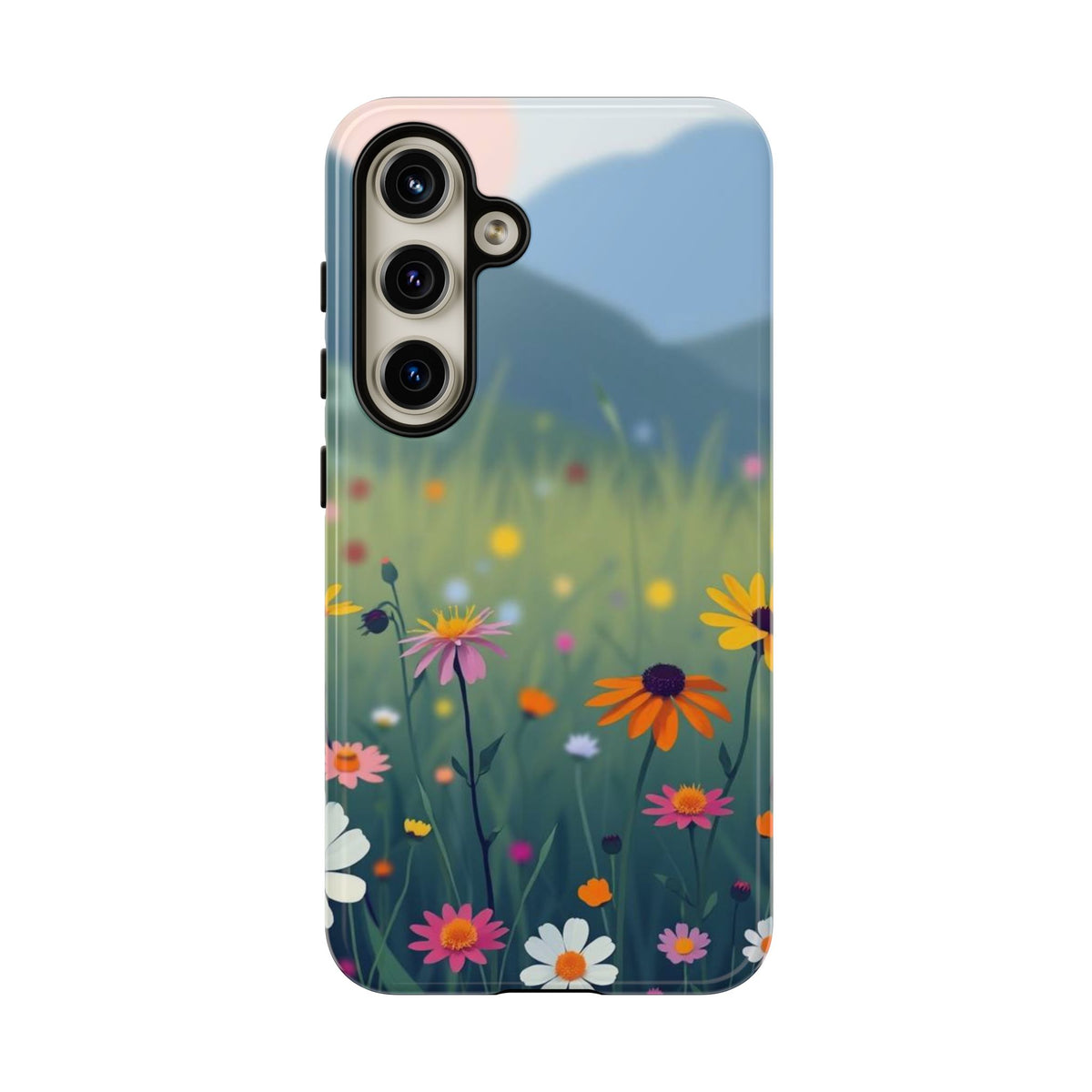 Vibrant Meadow Design Phone Case - Multicolor Phone Case - Samsung Galaxy S24 / Glossy