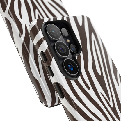 Graphic Brown Tiger Print Phone Case