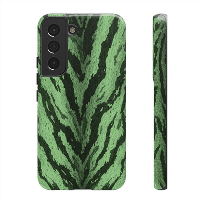 Sage Tiger Print Phone Case