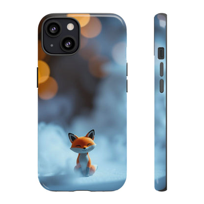 iPhone 13 / Glossy Phone Case - Cute Misty Fox Design Phone Case