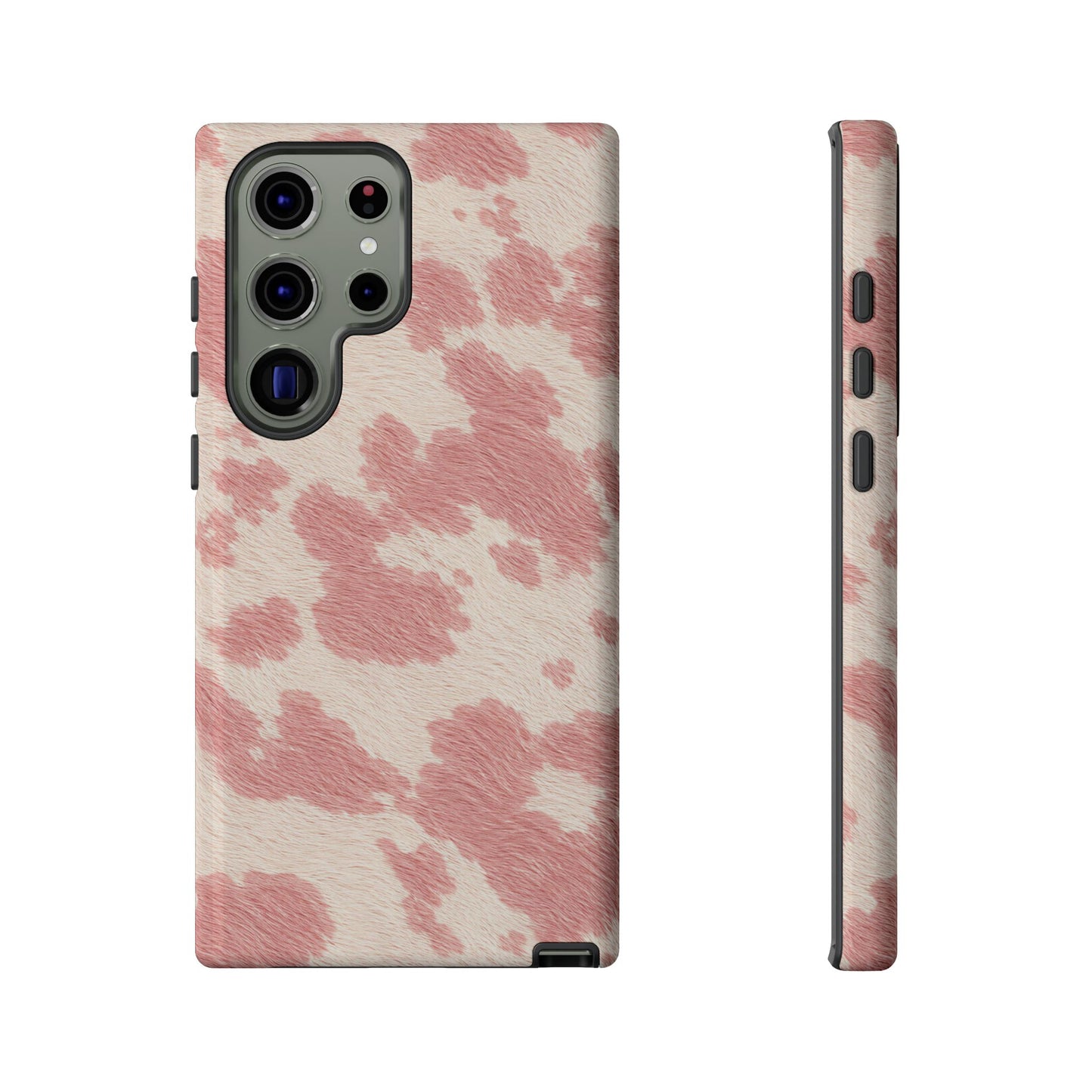 Pretty Blush Cow Print Phone Case