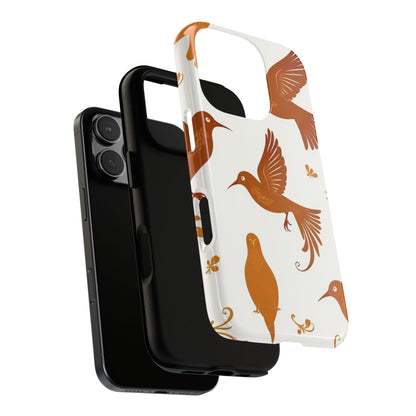 Abstract Bird Pattern Phone Case