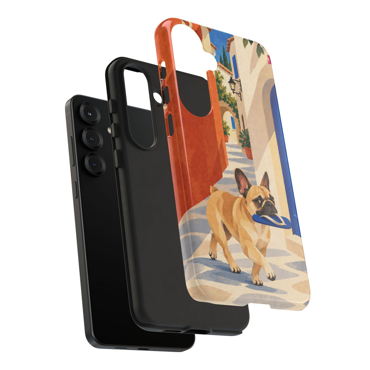 French Bulldog Quiet Lane Phone Case - Multicolor Phone Case