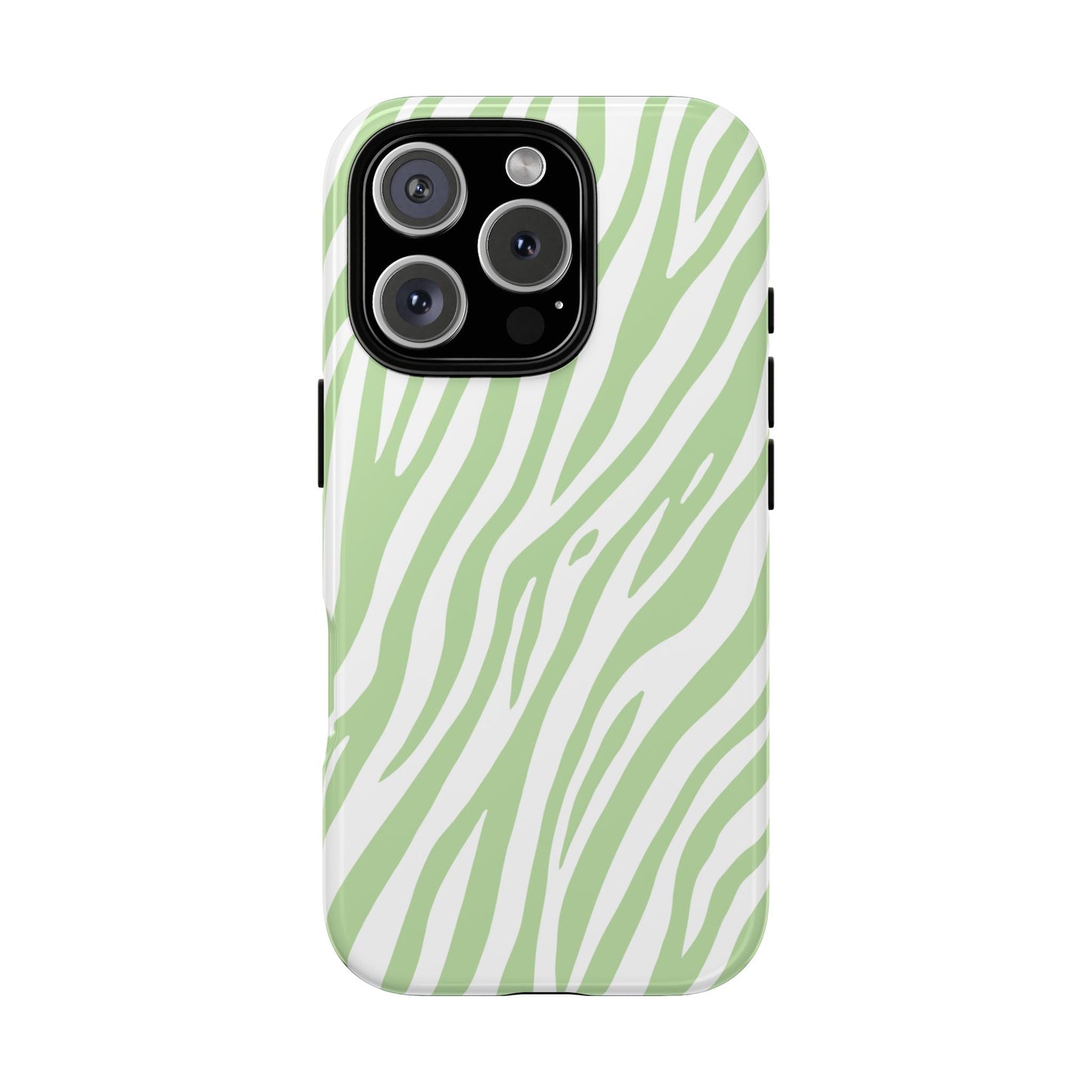 Mint Tiger Print Phone Case