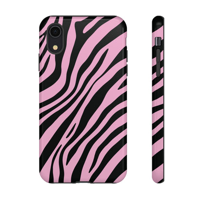 Modern Blush Zebra Print Phone Case