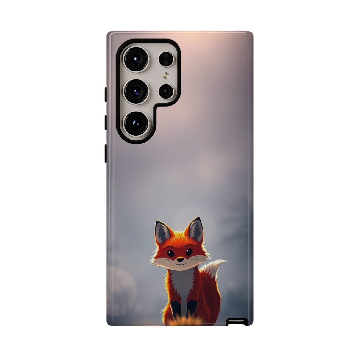 Cute Gothic Fox Design Phone Case - Multicolor Phone Case - Samsung Galaxy S24 Ultra / Glossy