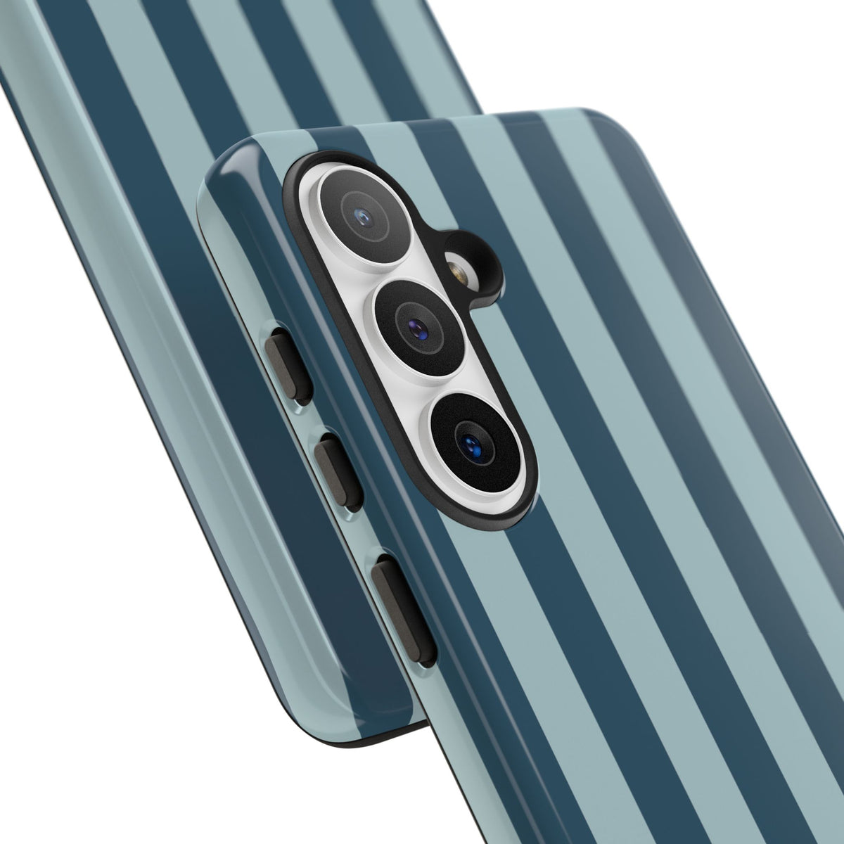 Blue Stripe Pattern Phone Case - Blue Phone Case