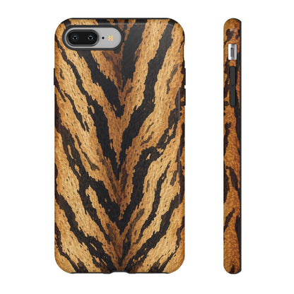 Amber Tiger Print Phone Case