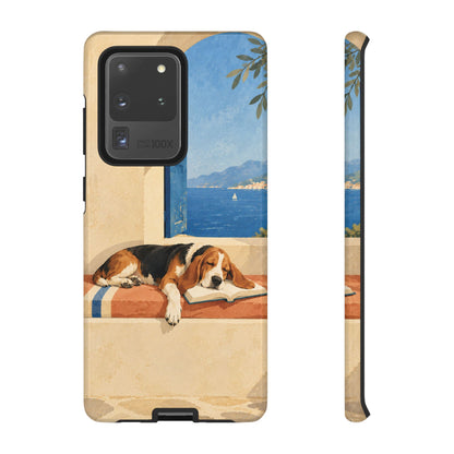 Basset Hound Unfinished Chapter Phone Case - Multicolor Phone Case - Samsung Galaxy S20 Ultra / Glossy