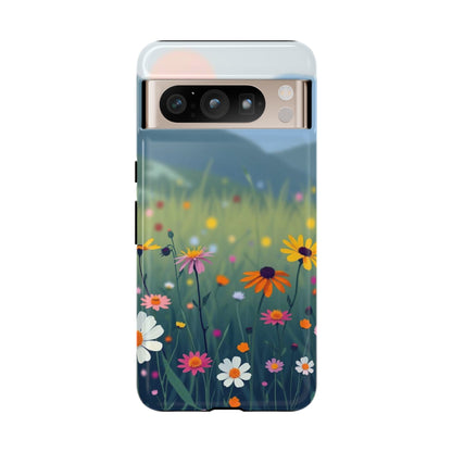 Google Pixel 8 Pro / Glossy Phone Case - Vibrant Meadow Design Phone Case