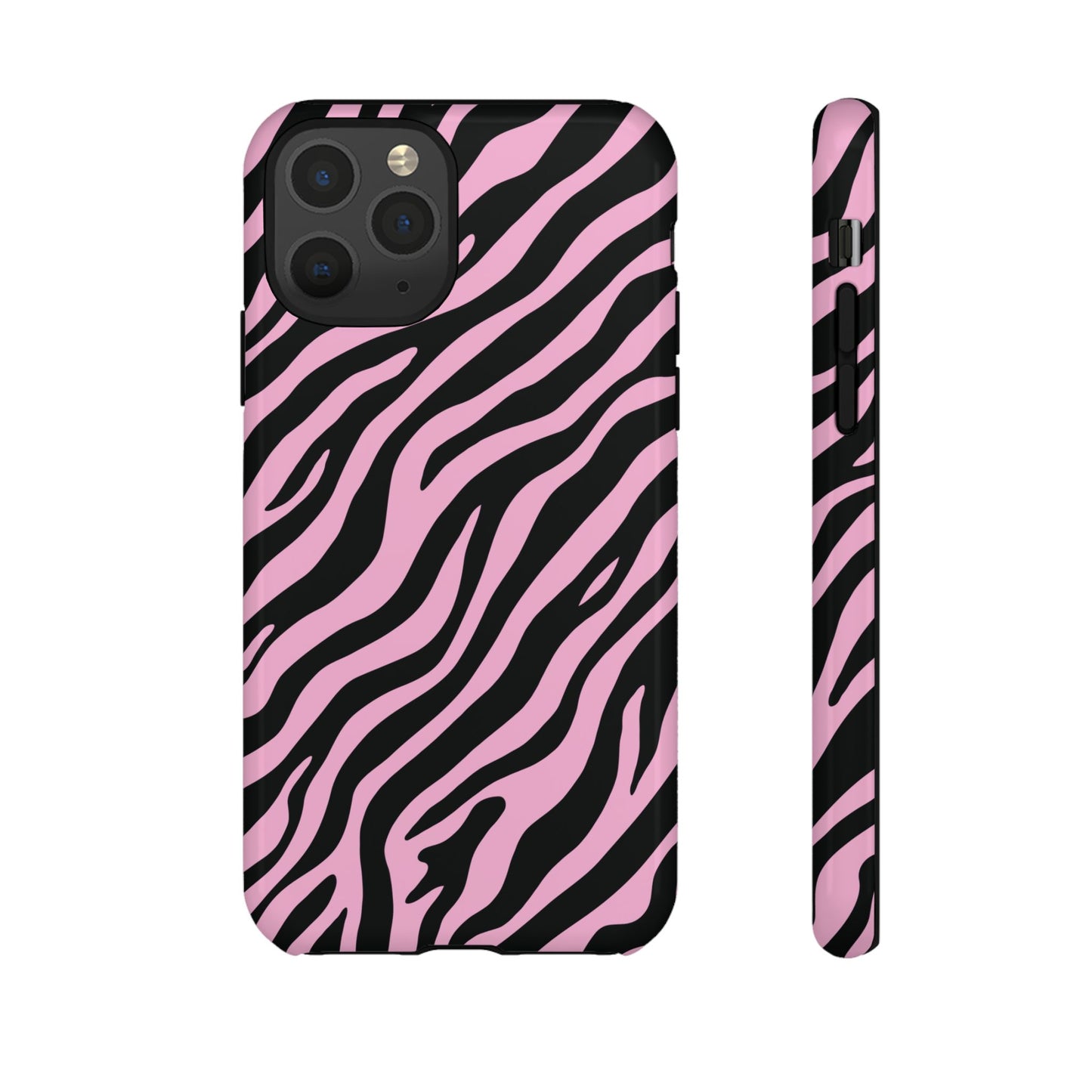 Stylish Blush Zebra Print Phone Case