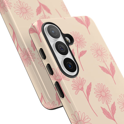 Pretty Pink Daisy Pattern Phone Case