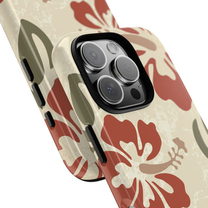 Phone Case - ’Boho Chic Hibiscus Pattern #1’ Phone Case