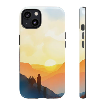 Watercolour Sunset Design Phone Case - Multicolor Phone Case - iPhone 13 / Glossy