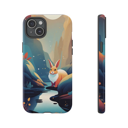 Stylised Rabbit Design Phone Case - Multicolor Phone Case - iPhone 15 Plus / Glossy