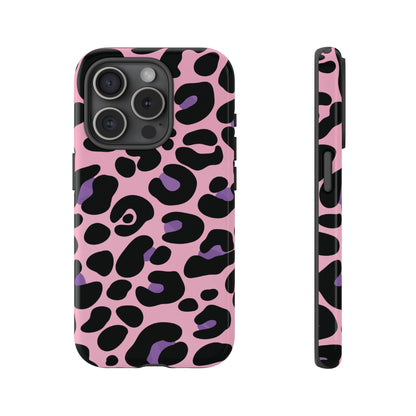 Pretty Pink & Lavender Leopard Print