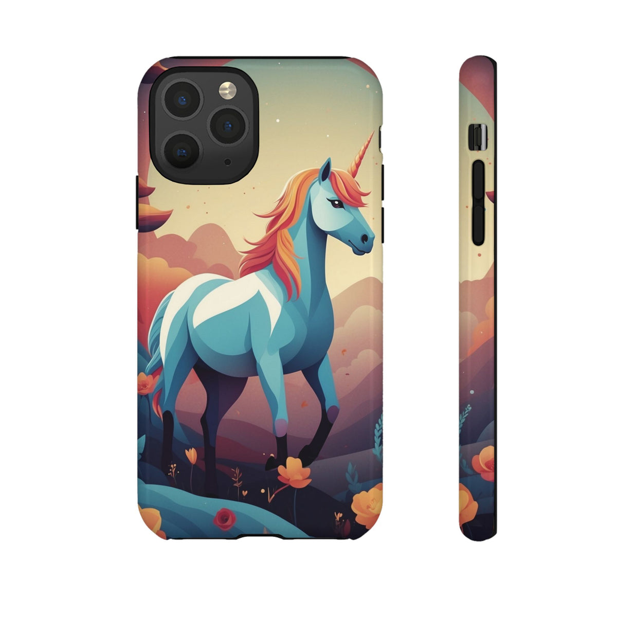 Stylised Unicorn Design Phone Case - Multicolor Phone Case - iPhone 11 Pro / Glossy