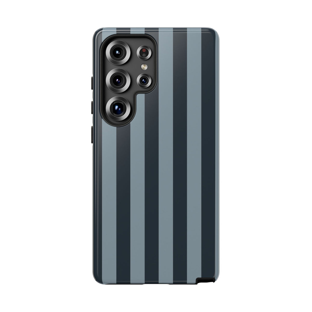 Dark Blue Stripe Pattern Phone Case - Blue Phone Case - Samsung Galaxy S25 Ultra / Glossy