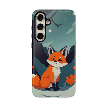 Samsung Galaxy S24 Plus / Glossy Phone Case - Cute Fox Design Phone Case