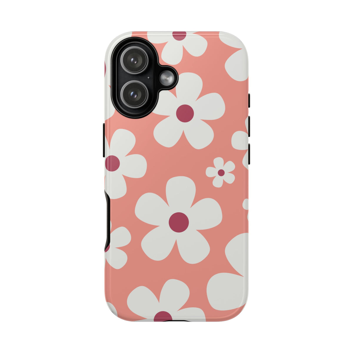 Cute Pink Daisy Pattern #2 Phone Case - Pink Phone Case - iPhone 17 / Glossy