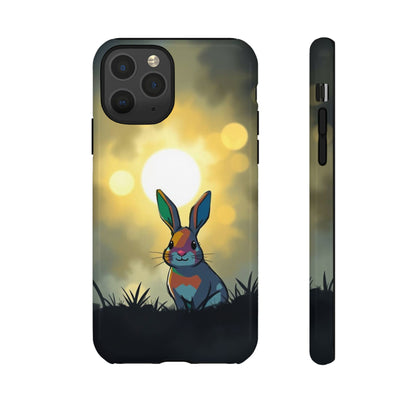 iPhone 11 Pro / Glossy Phone Case - Gothic Rabbit Moody Design Phone Case
