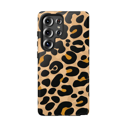 Stylish Mocha Leopard Print Phone Case
