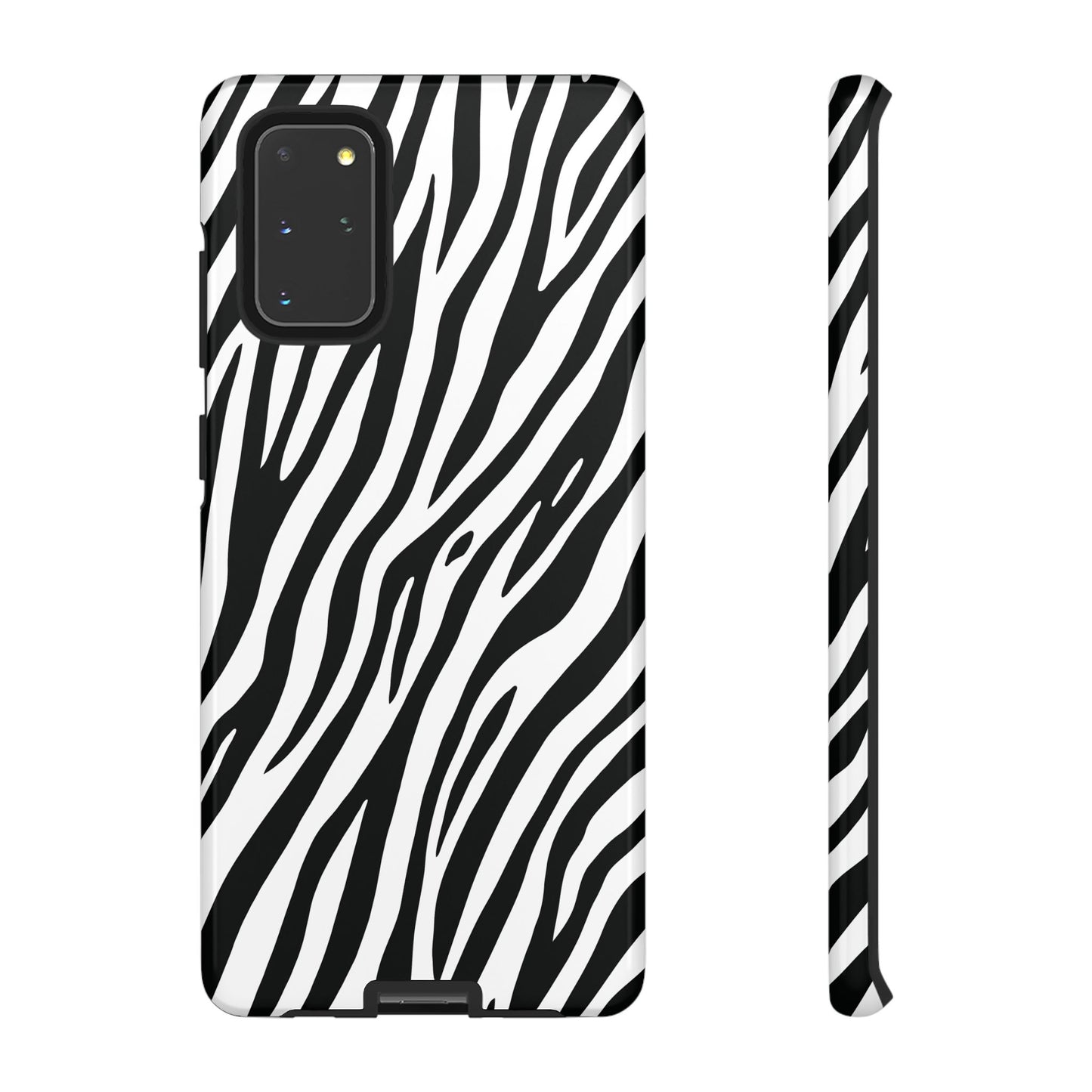 Monochrome Tiger Print Phone Case