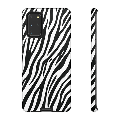 Monochrome Tiger Print Phone Case