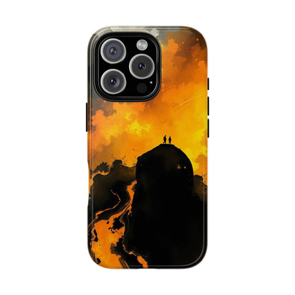 iPhone 16 Pro / Glossy Phone Case - Gothic Watercolour Scene Phone Case