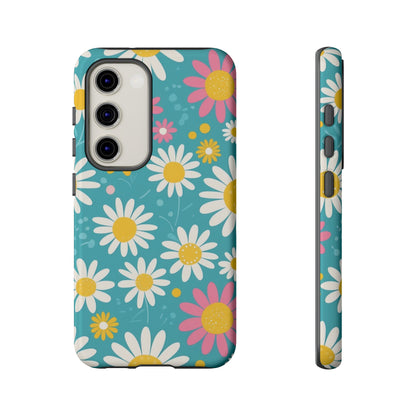 Samsung Galaxy S23 / Glossy Phone Case - Daisies Floral Pattern 5 Phone Case