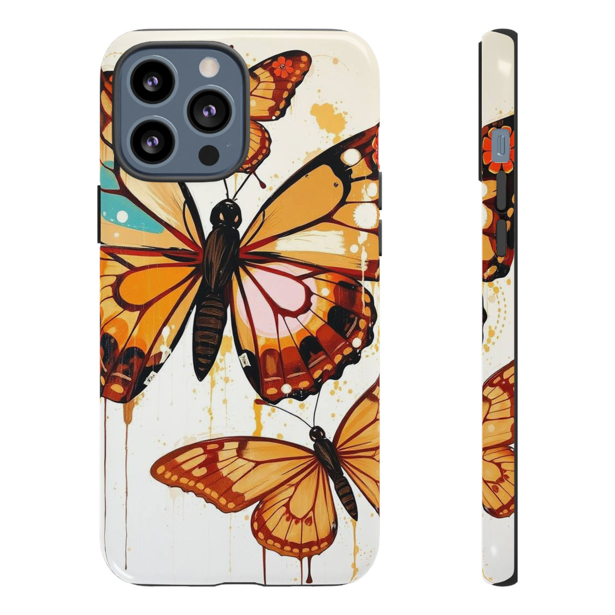 Abstract Butterflies Design Phone Case - Multicolor Phone Case - iPhone 13 Pro Max / Glossy